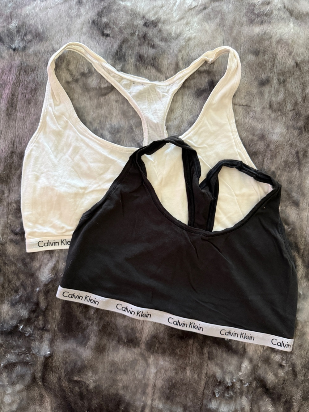 Calvin Klein Cotton Racerback Sports Bra Bundle